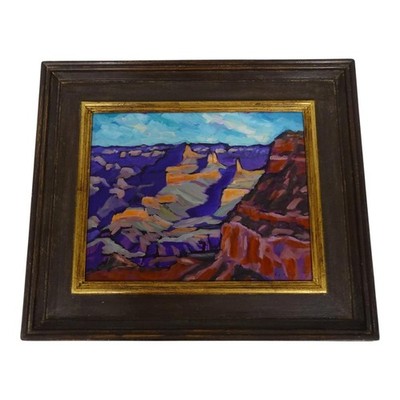 Paula K. Swain Original Oil Painting Grand Canyon Ancient Walls 2015 14'' X 11''