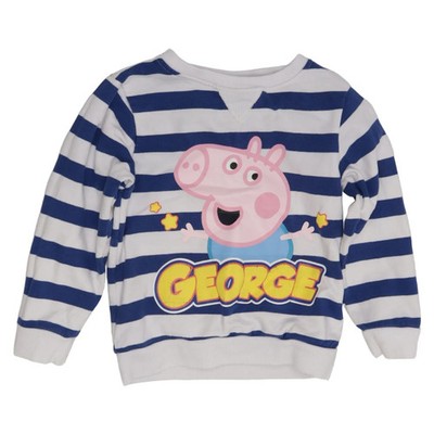 Peppa Pig, Sweatshirt, Größe: 92, Blau/Weiß/Mehrfarbig, Streifen, Jungen #jMA