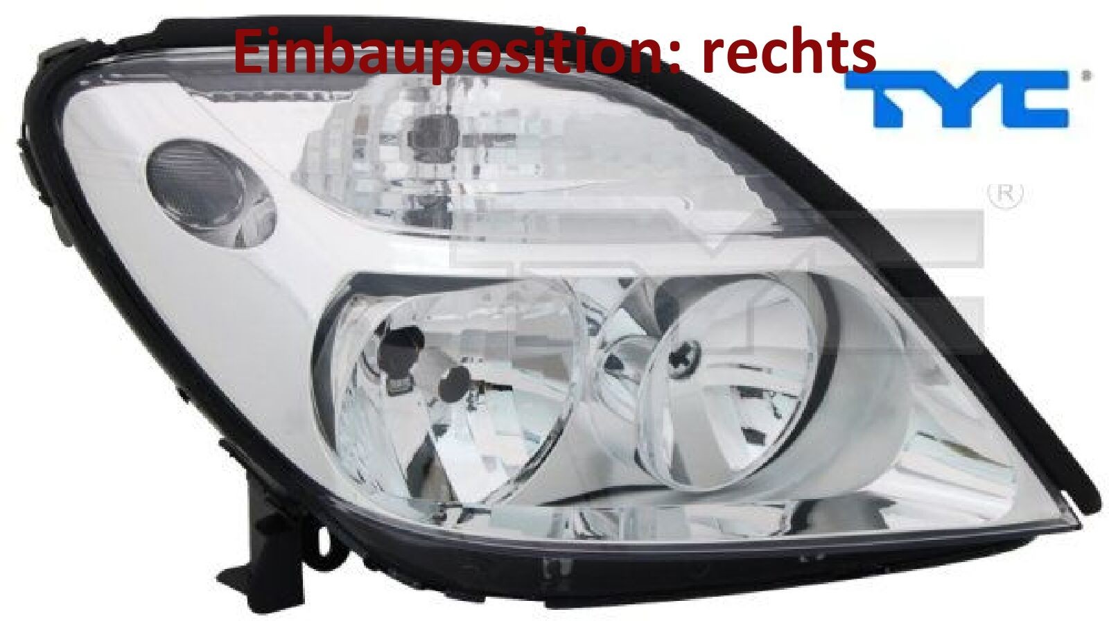 TYC 20-5973-05-2 Scheinwerfer Rechts für SCENIC I 10.99-09.03 RENAULT - Bild 2