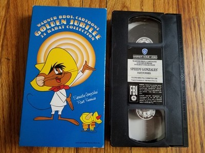 VHS Warner Bros. Cartoons Golden Jubilee 24 Karat Collection Speedy Gonzales
