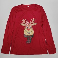 Men's Christmas Reindeer Pajama Set Size M