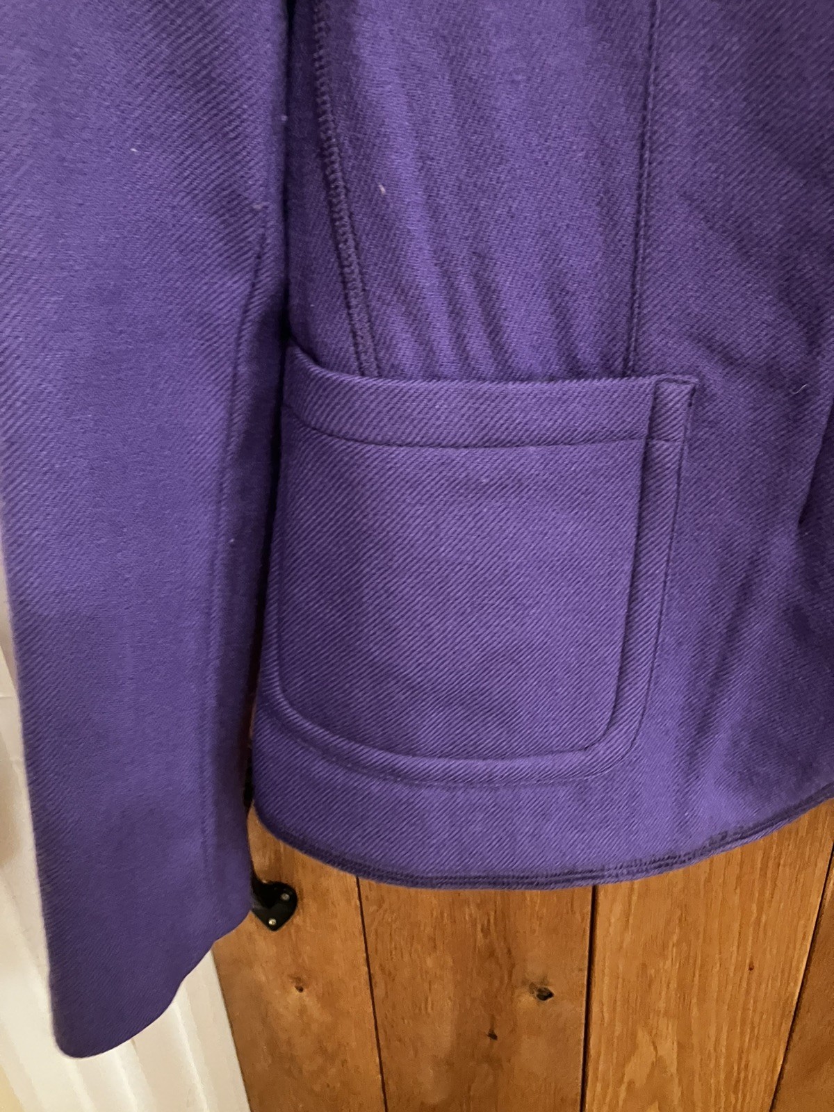 Vintage Moncler Wool Jacket | Stunning Purple | Designer | Woman’: S thumbnail 6