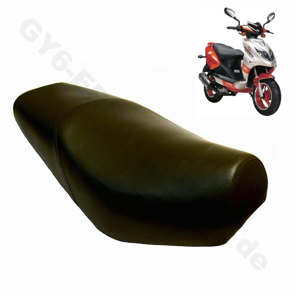 Sitzbank Schwarz China Roller FüR Baotian QT-12 REX RS CPI Oliver Huatian Znen-image