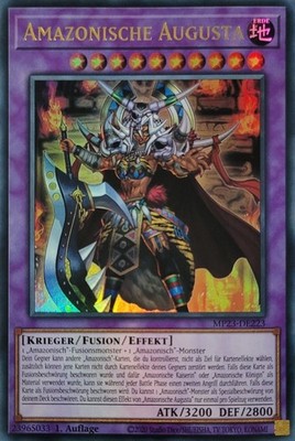 Yu-Gi-Oh Amazonische Augusta MP23-DE223 Ultra Rare 1. Auflage NM DE