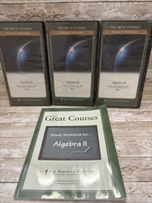 The Great Courses ALGEBRA II Parts 1-3 Complete Set DVD Guidebook Workbook 1994