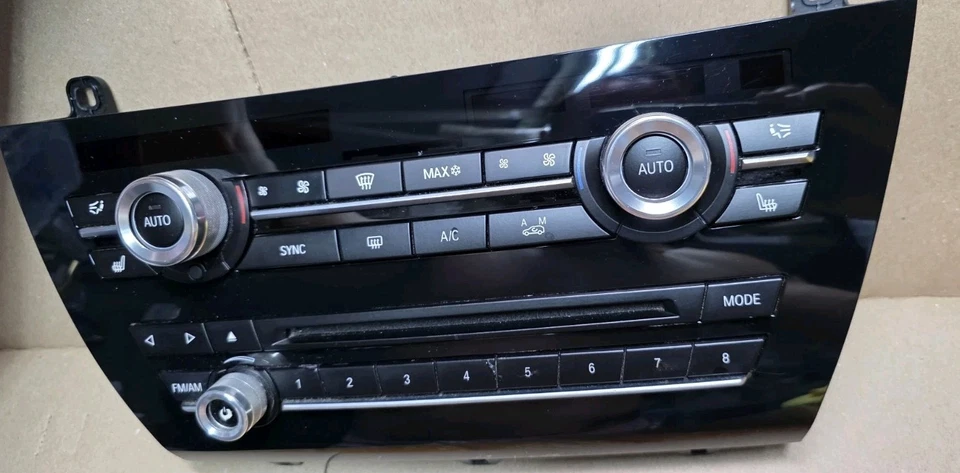 2014 - 2018 BMW X5 F15 HEATER A/C CD TEMPERATURE CLIMATE PANEL 9352873-01 - Image 4 of 4