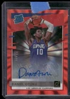 2020-21 Donruss #217 Daniel Oturu Rated Rookies Signatures Holo Red Laser #/49