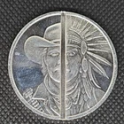 1 oz .999 Silver Divisible Silver Western Warrior Round