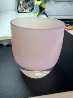 Glassybaby Sweetheart Pink Hand Blown Art Glass Votive Candle Holder Collectible