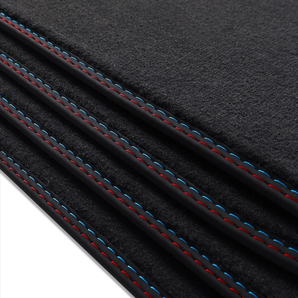 Fit BMW M4 F83 2014-2020 OEM Quality Velour Carpet Car Floor Mats Liners - Image 3 of 4