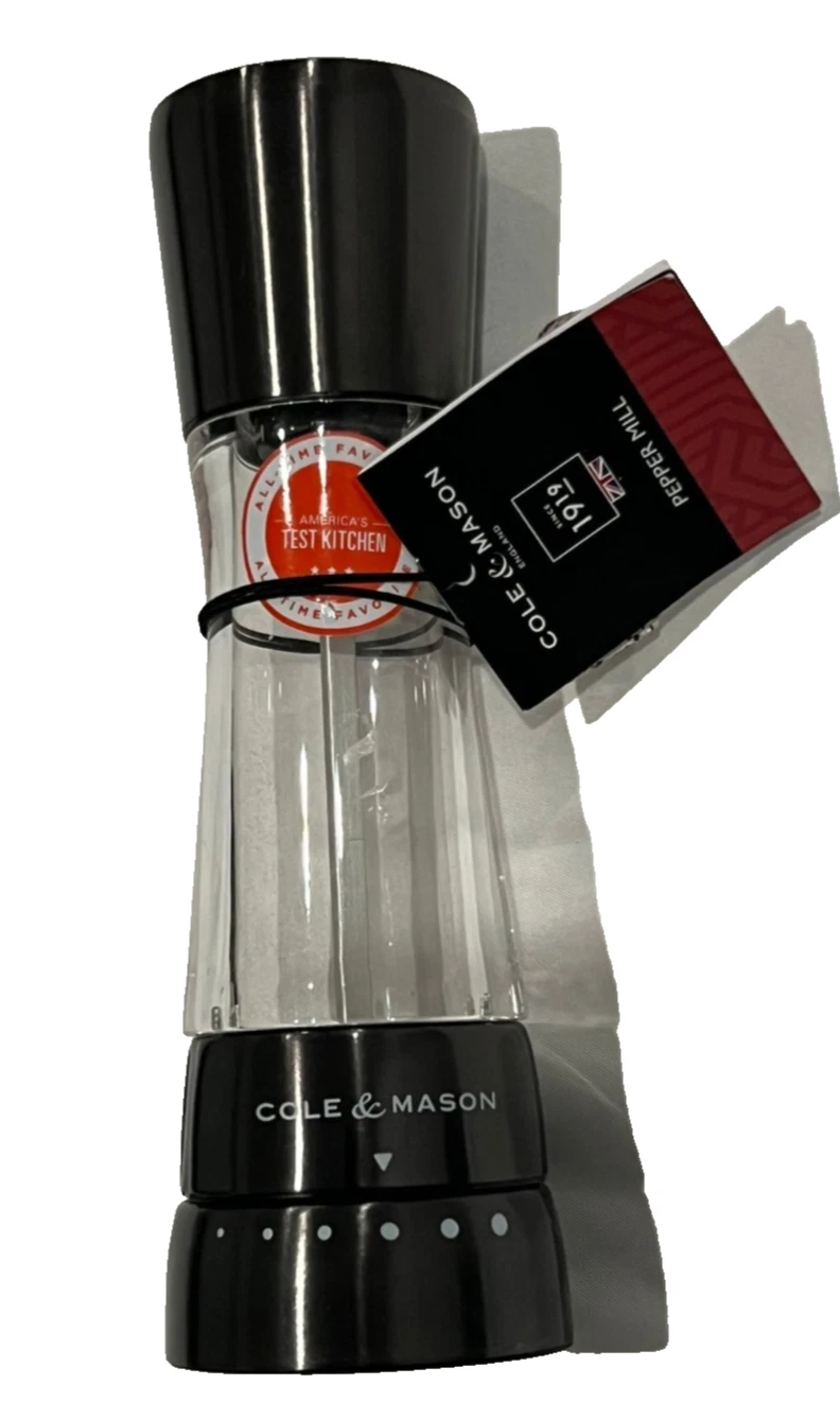 Cole & Mason Derwent Pepper Mill Gunmetal Adjustable Grinder H59421GU SEE INFO