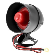Universal Replacement Siren for Car Alarm Systems 12V DC 15W, 6 Tones 120DB