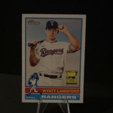 Topps 2025 Heritage Wyatt Langford #29 All-Star Rookie Base Texas Rangers MLB