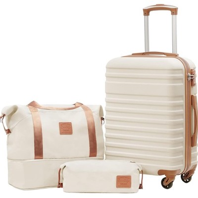 Reisegepäck Kofferset Trolley Koffer ABS TSA Spinner Hartschalen 3tlg
