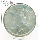 1926 UNC PEACE silver dollar