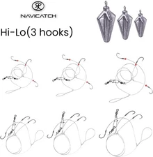 Made in USA Bottom Fishing Rig Kit – All-in-One Saltwater & Freshwater rigs