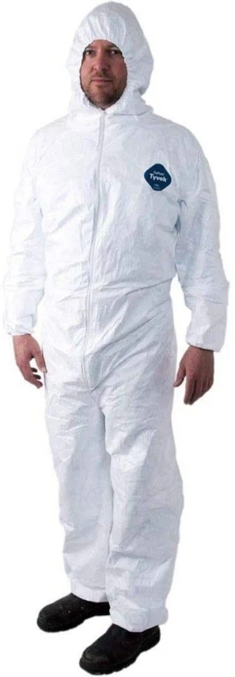 Hazmat Coverall Dupont UNISEX Tyvek TYCHEM PROSHIELD ISOCLEAN LAB COAT ☣️☢️👍 - Image 3 of 4