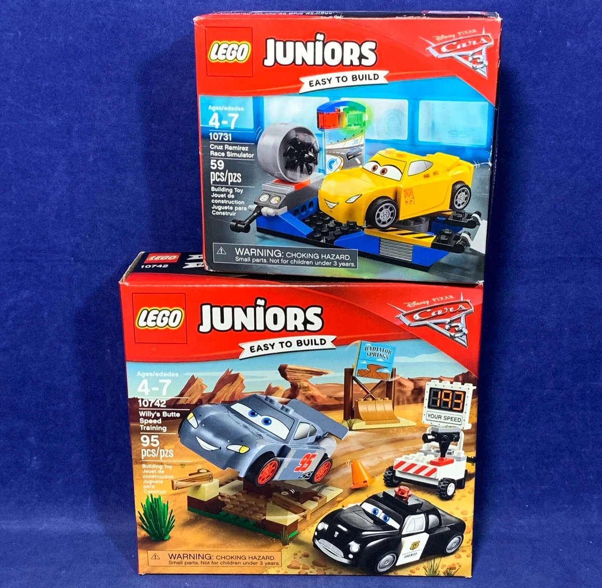 det er smukt samlet set Caius WILLY&#039;S BUTTE SPEED TRAINING &amp; CRUZ RAMIREZ RACE Lego 10731 10742  JUNIORS Cars 3 673419266802 | eBay