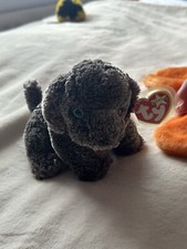 Ty Beanie Babies Frisbee Grey Dog Soft Toy Vintage 2001, Great Condition 