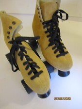 Riedell Skates, womens, New vintage tan suede, size 8