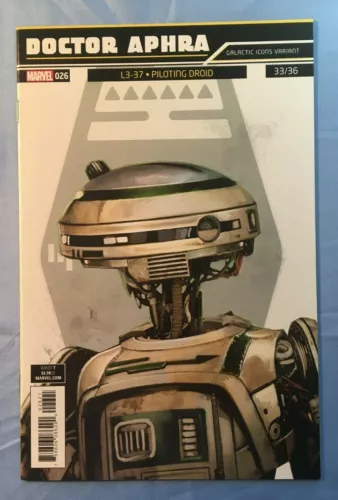 Dr. Aphra #26 Galactic Icons Variant ***L3-37*** 33/36 NM Marvel 2019