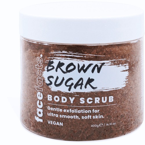 Face Facts Body Salt Scrub Exfoliation 400G Brown Sugar & Himalayan Salt - Picture 3 of 5