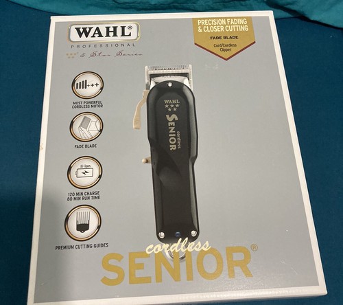 Wahl 5 Star Senior Cordless Hair Clipper With Charger 100% Authentic