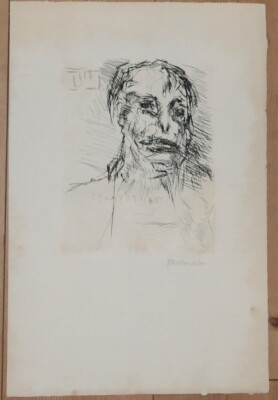 Oskar Kokoschka ''Die Frösche des Aristophanes'' Kaltnadel-Radierung 51 x 33,5 cm