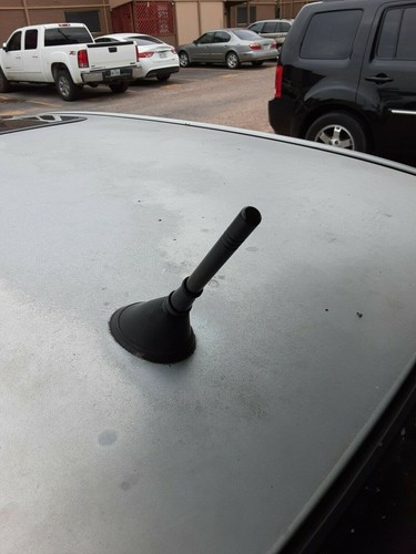 4 inch " Short Black Aluminum Antenna Mast AM/FM for MITSUBISHI LANCER 2002-2007 - Picture 21 of 22