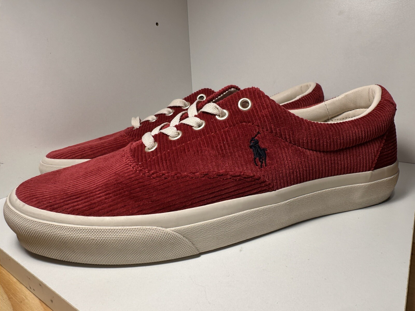 Sneakers Polo Ralph Lauren Keaton Pony da uomo in velluto a coste e tela taglia 11