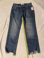 NEW WITH TAGS Free People We The Free Maggie Mid-Rise Straight Leg Jeans-Size 26