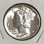 U.S. Mercury Dime Ch BU 1941
