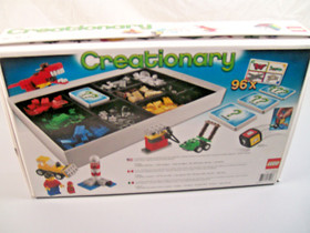 LEGO CREATIONARY Building Board Game #3844 Retired - Not Complete
