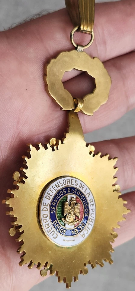 墨西哥秩序卫士共和国十字勋章 Ignacio Comonfort 1920 年代将军 — 第 4/4 张图片