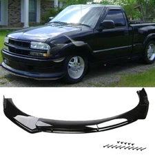 Gloss Black Car Front Bumper Spoiler Lip Splitter Body Kits For Chevrolet Chevy