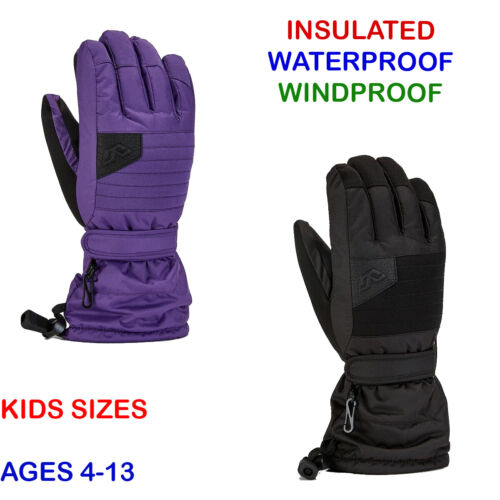 Kids Gloves Gordini Lily Insulated Winter Gloves Snowboarding Skiing Gear NEW - Picture 1 of 11
