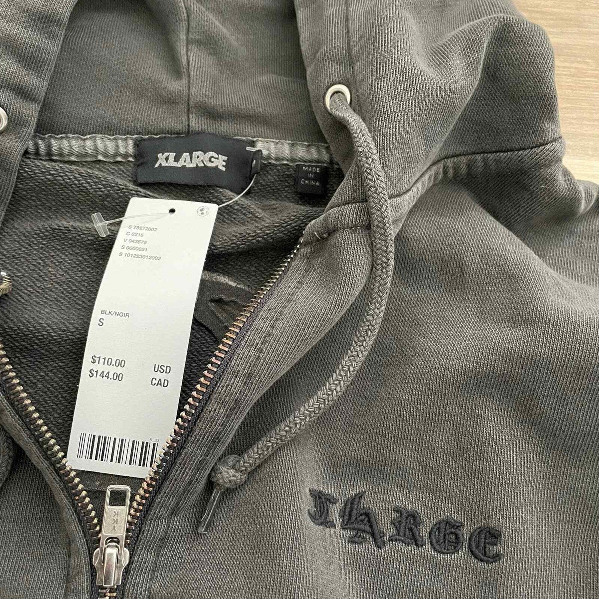 NWT XLARGE Pigment Dyed Embossed Zip Hoodie Sweatshirt S | eBay NWT XLARGE Pigment Dyed Embossed Zip Hoodie Sweatshirt S | eBay