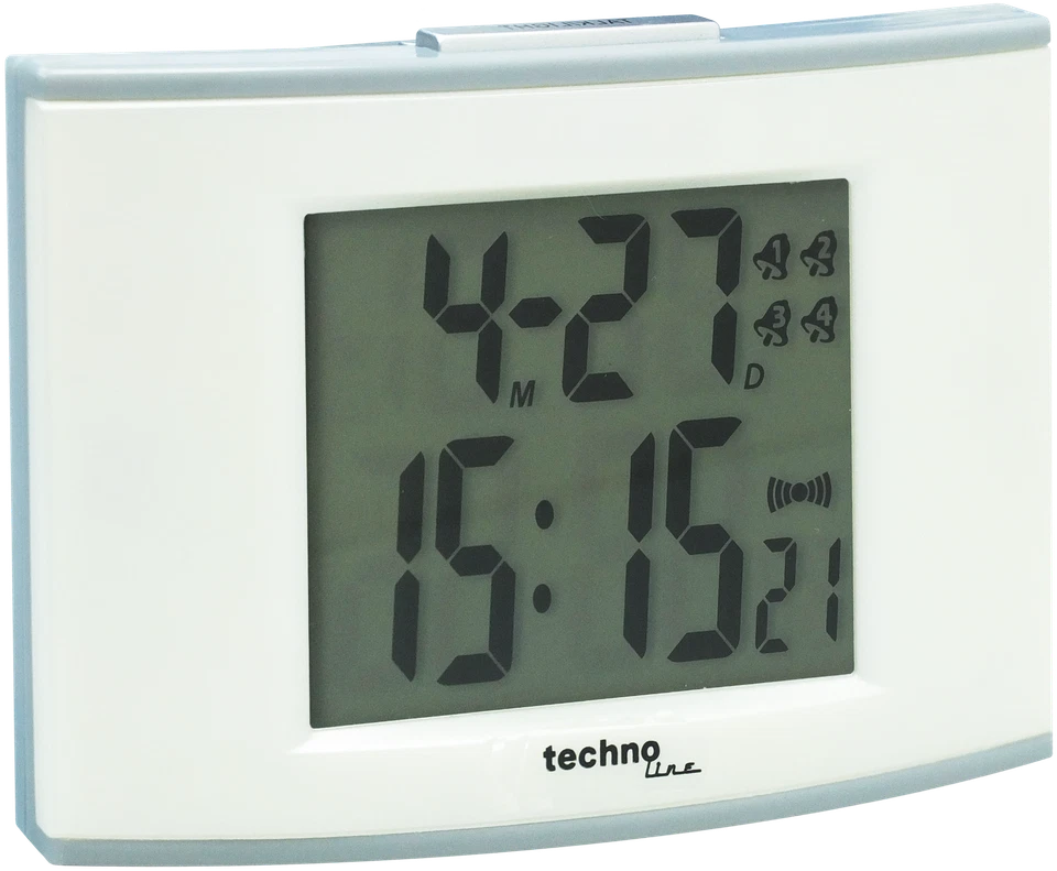 Technoline Sprechender Wecker WQ323: Ansage von Uhrzeit, Datum, Weckzeit, B-Ware - Bild 3 von 3