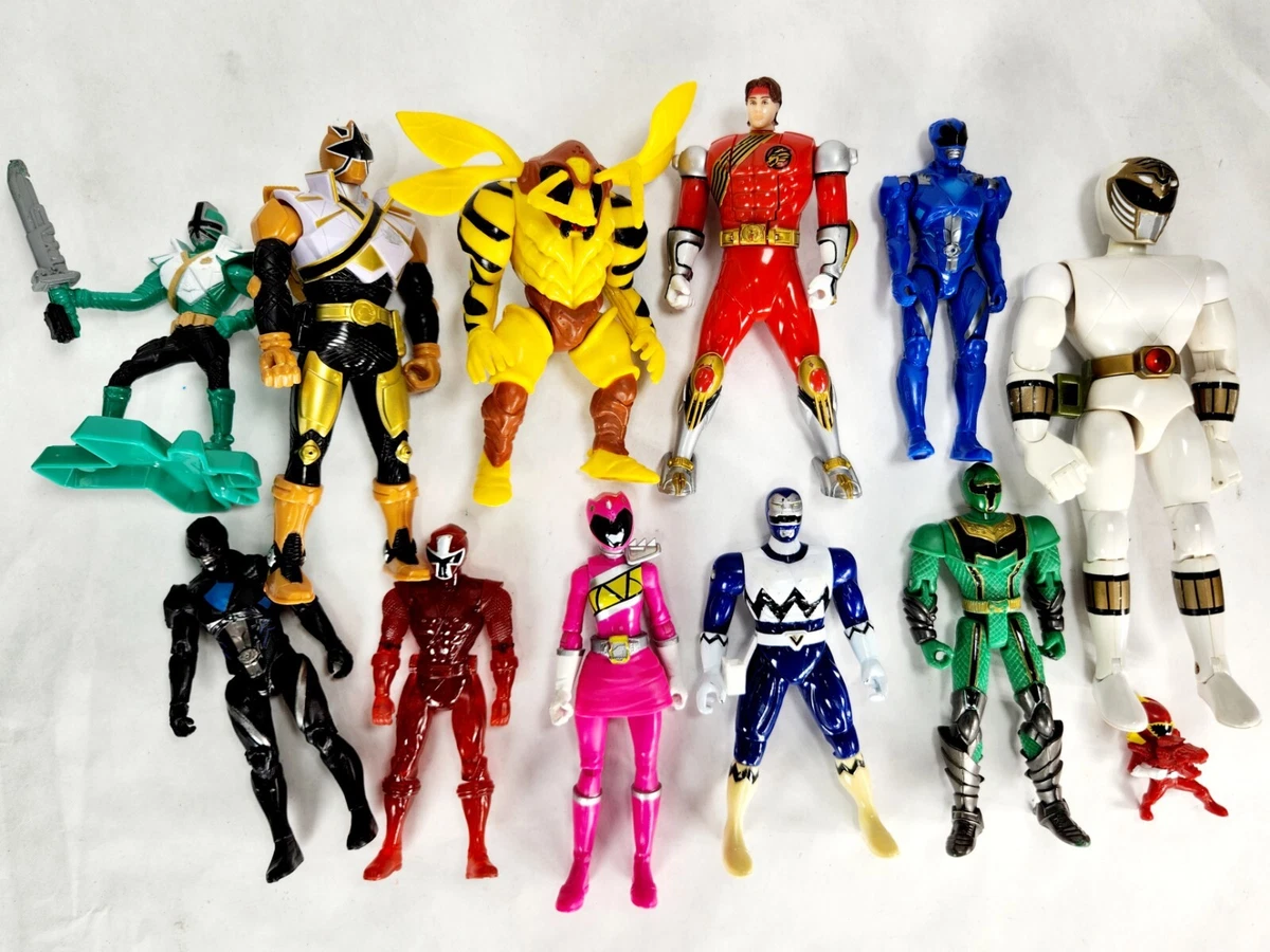 Lot of 12 Assorted Mighty Morphin Power Rangers Figures Different
