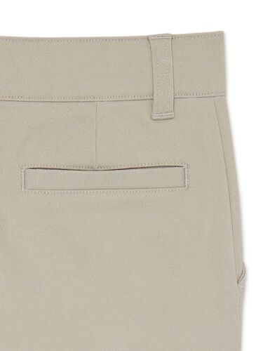 Wonder Nation Boys School Uniform Flat Front Pants, Size 14 Khaki --X2-- - Picture 3 of 4