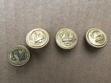 Kriegsmarine 4 różne guziki 17mm do małpy, kurtka targowa