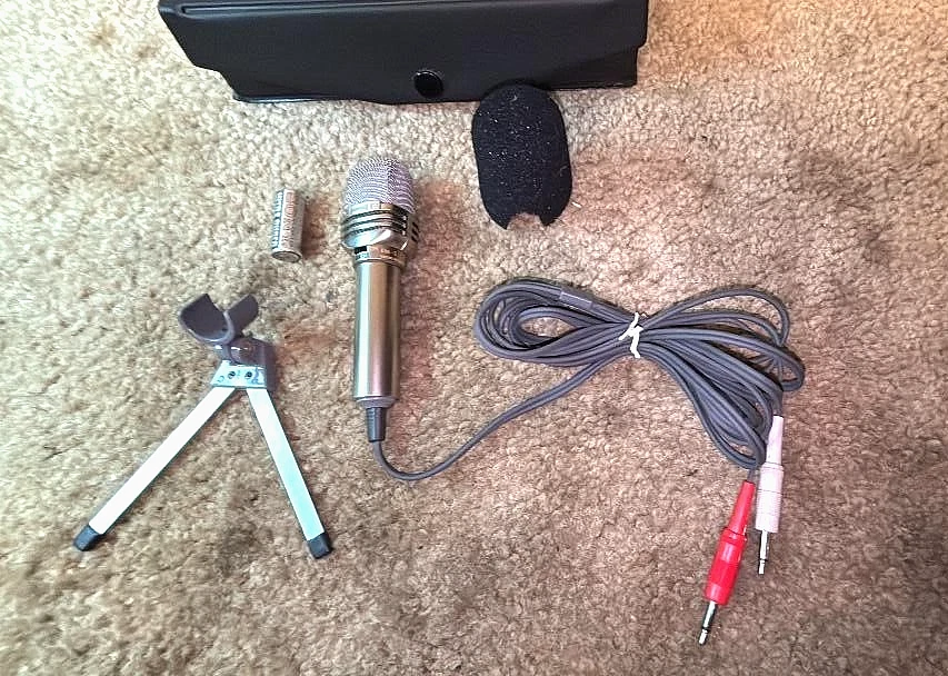 Micrófono condensador estéreo SANSUI EM-5 con papeleo probado MIJ funciona Foto 2 de 4