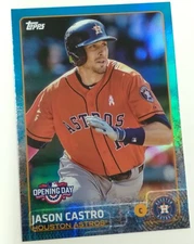 2015 Topps Opening Day Baseball Opening Day Edition Blue #149 Jason Castro EX/NM