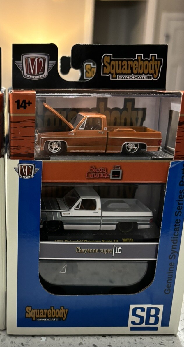 New 2024 M2 Machines Squarebody Syndicate Full Box Set 1-6 New 2024 M2 Machines Squarebody Syndicate Full Box Set 1-6