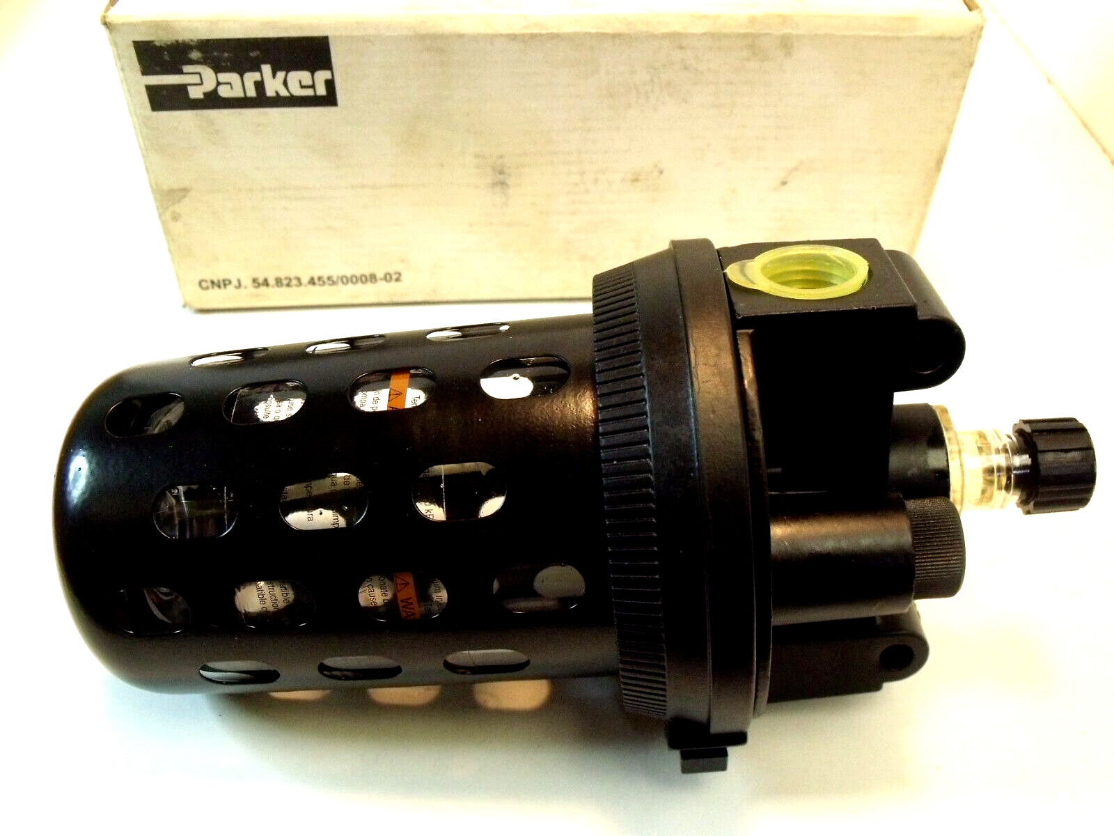 NIB Parker Schrader Bellows No. 03581100B Prep-Air I Air Line Mist Lubricator