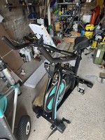 Homcom Exercise Bike Indoor Cycling Machine - Black