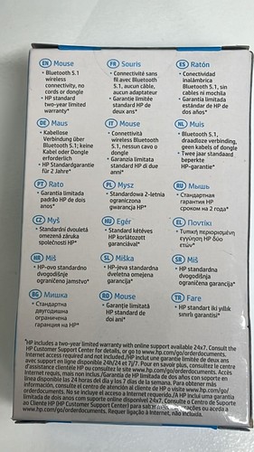 HP 240 Bluetooth Mouse, Black, Bluetooth 5.1, Wireless, Precise Sensor, - Picture 14 of 16