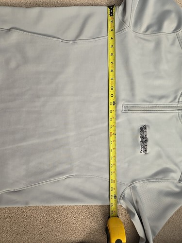 LEVELWEAR LOGAN 1/4 ZIP GOLF PULLOVER, SIZE XL, HEATHER PEBBLE GRAY COLOR - Picture 11 of 14