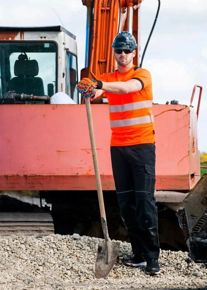 Portwest PW3 Alta Visibilidad Algodón Cómodo Camiseta Absorbe Humedad Verano Camiseta T181 Foto 3 de 4