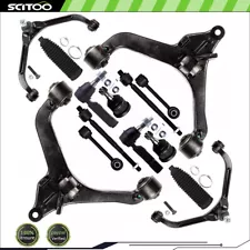 Front Control Arm w Ball Joints Suspension Tie Rod End For 2006-07 Jeep Liberty